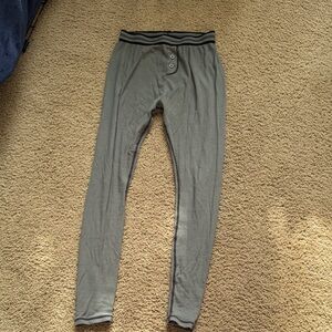 P'tula Green Lounge Pants with Button Detail